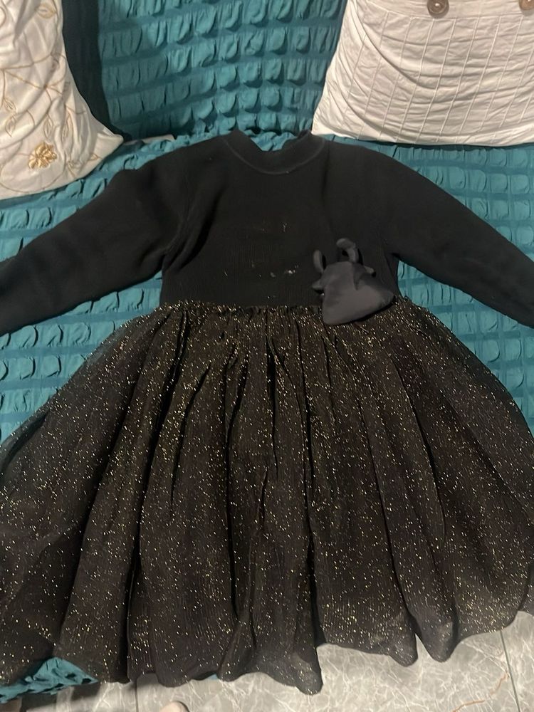 Elegant Black Party Dress for girl kid