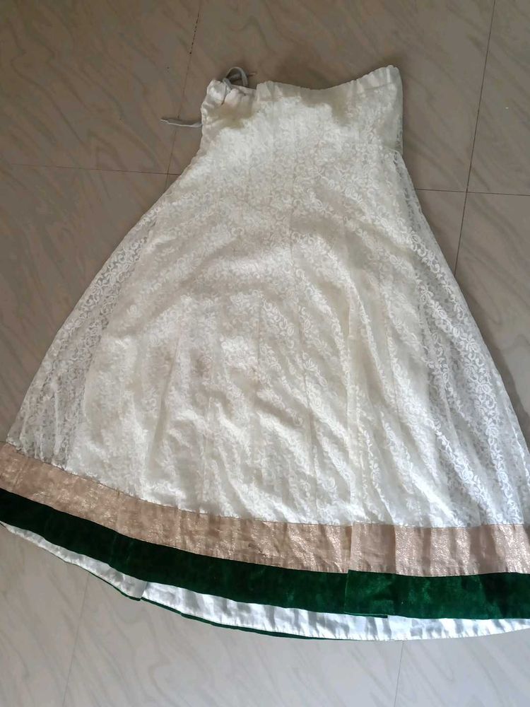 White Net Skirt