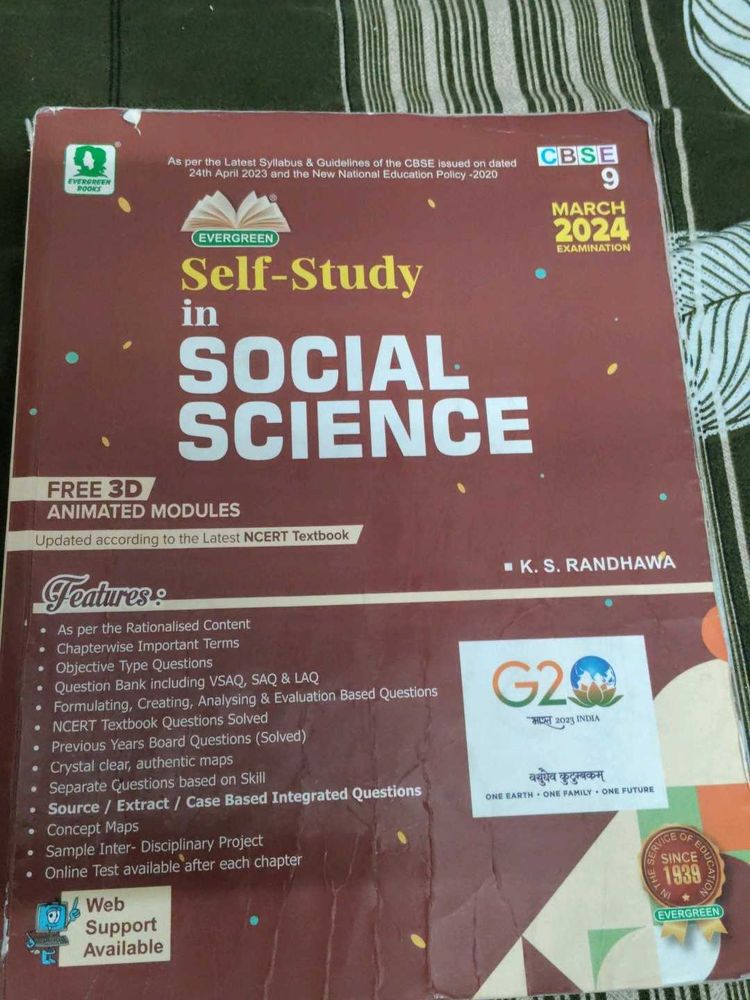 Self-Study in Social Science - CBSE Class 9
