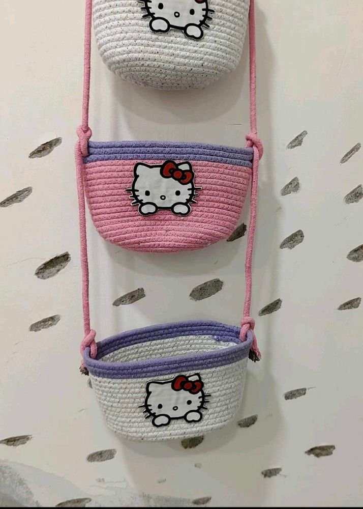 Cute Hello Kitty Rope Sling Bag