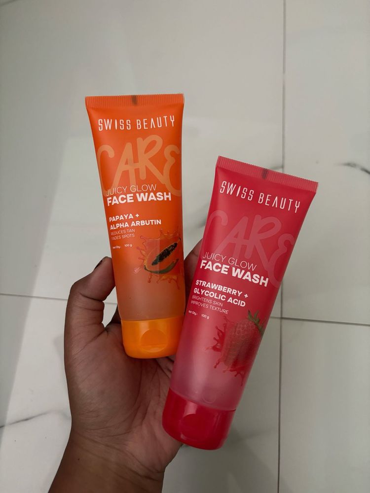 Swiss Beauty Juicy Glow Face Wash Set