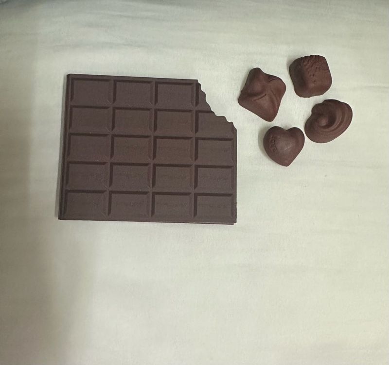 Chocolate Diary with 4 Choco Erasers 🍫