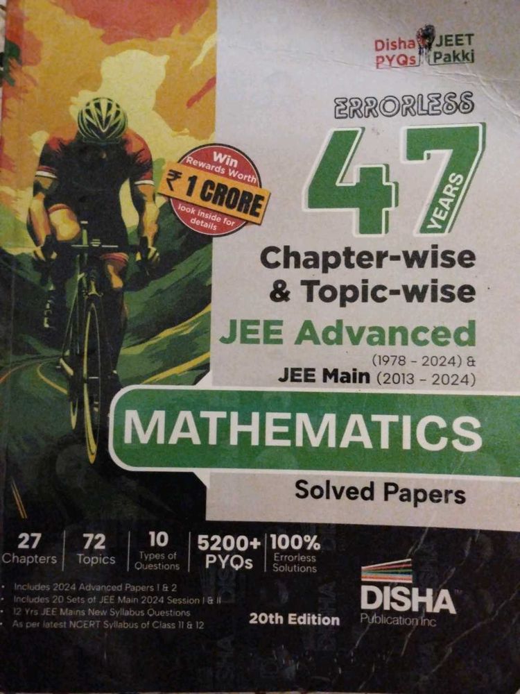 JEE Advanced Mathematics Solved Papers