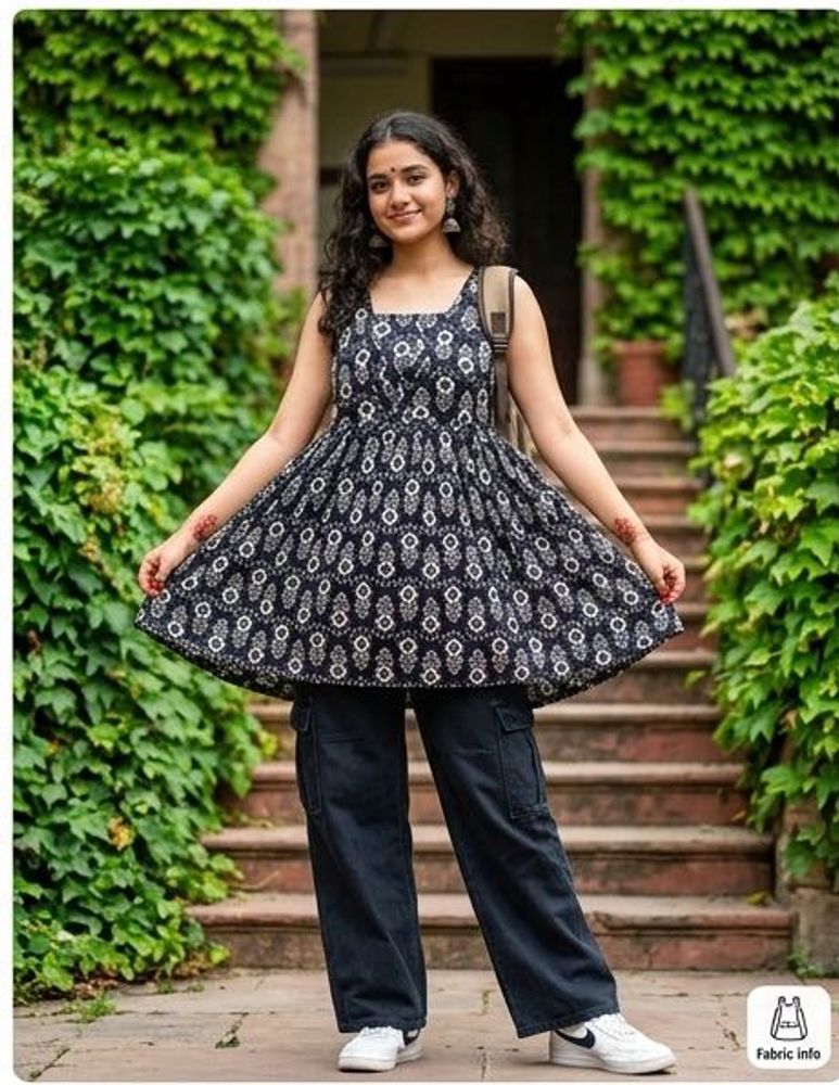 Stylish Printed Kurta for Women🪷🦚✨