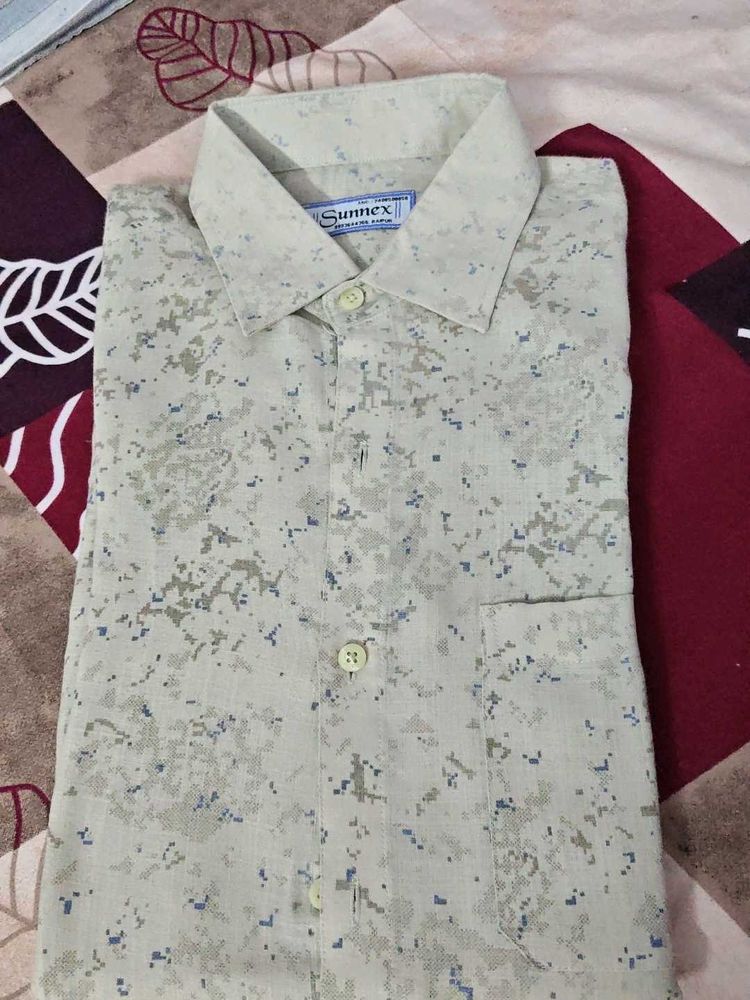 Men's Digital Camo Button-Down Shirt