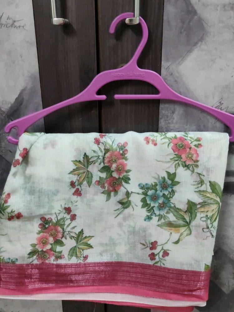 Floral Print Saree