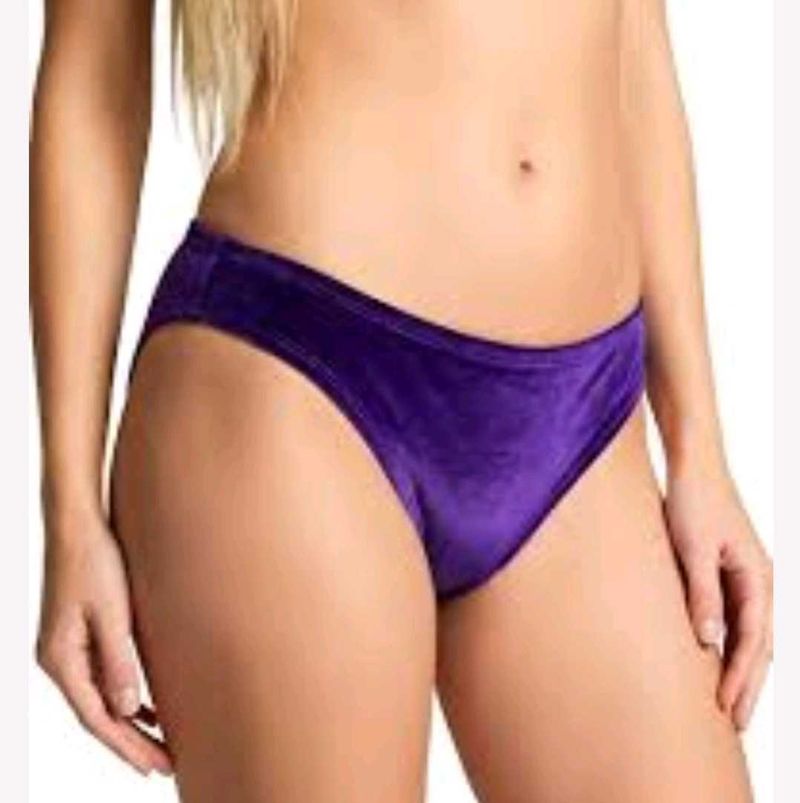 Velvet &amp; Mesh Briefs