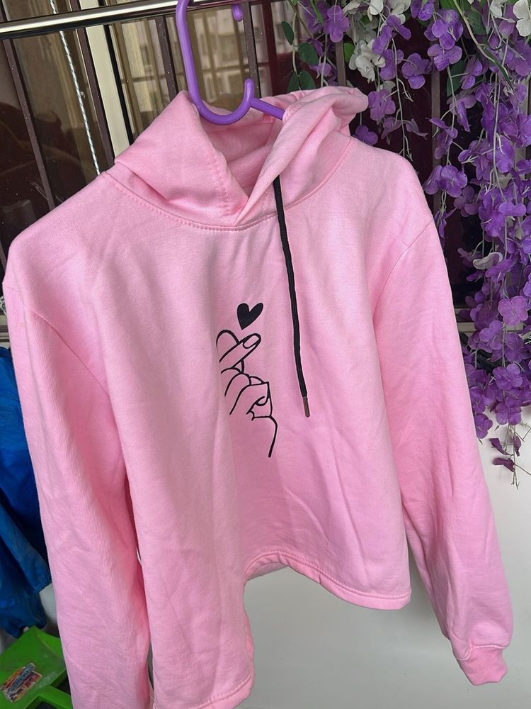 Cute Pink Graphic Hoodie