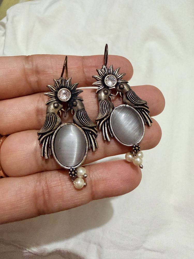 Unique Bird Design Earrings