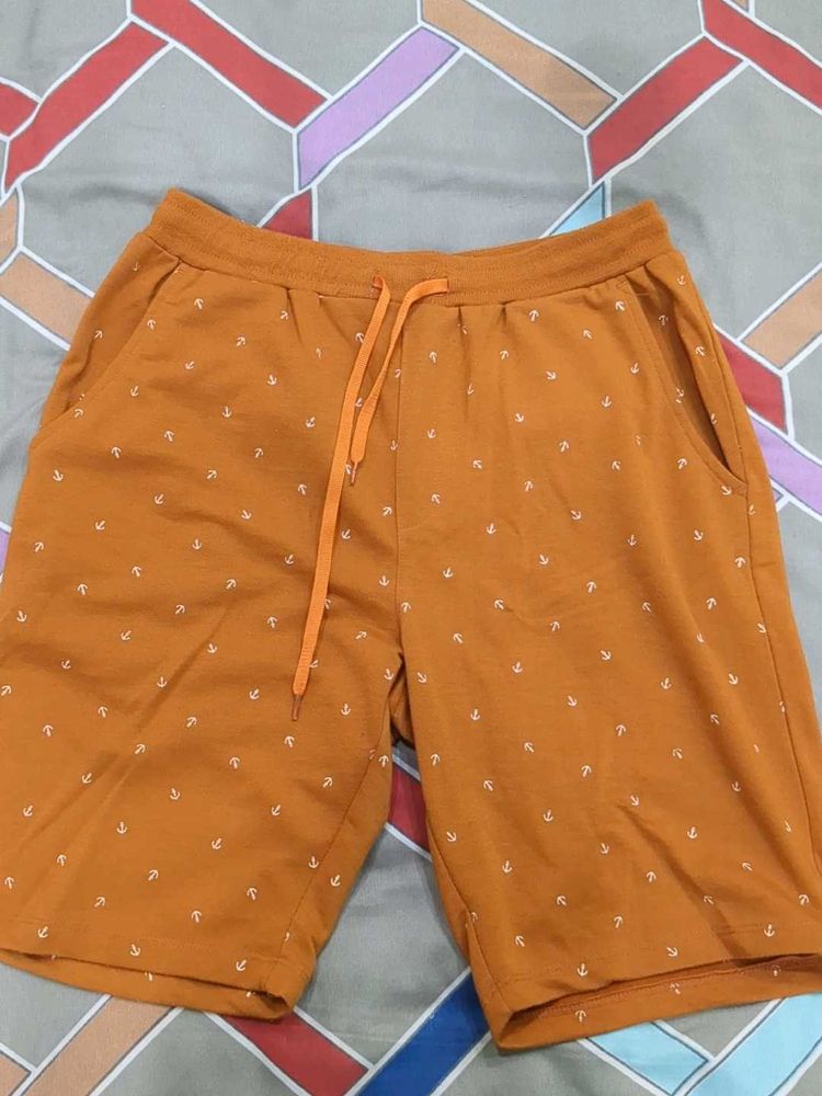 Men's Anchor Print Shorts