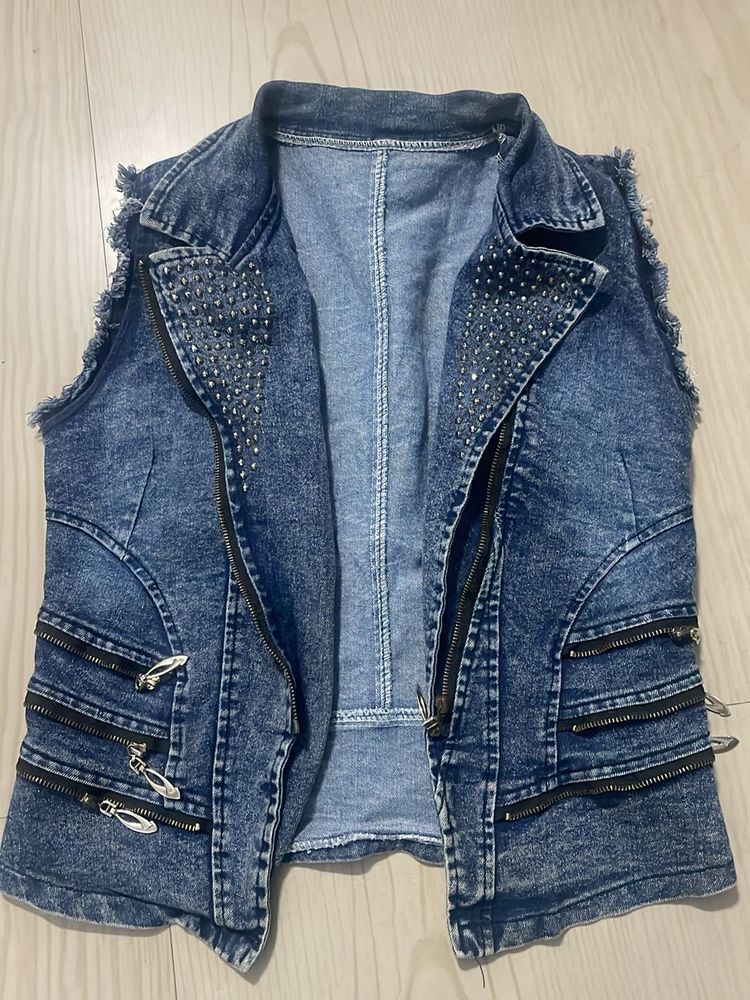 Denim Jacket/ Shrug