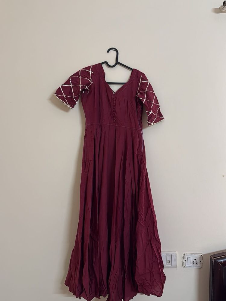 Achoo maroon kurta set