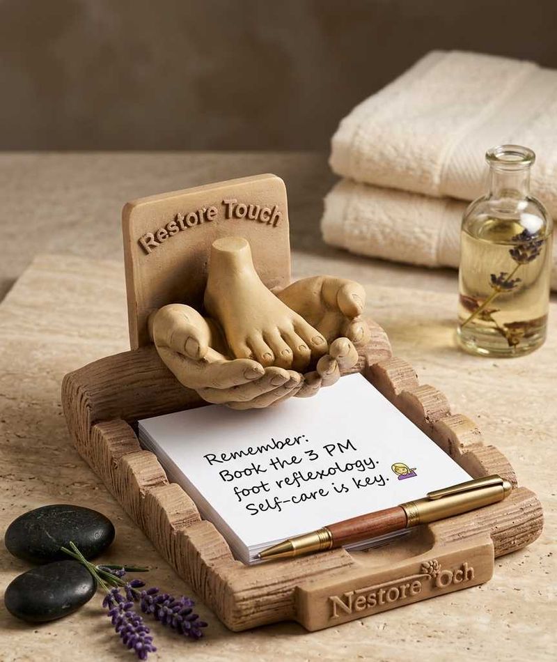 Ceramic decor piece with Notepad Holder