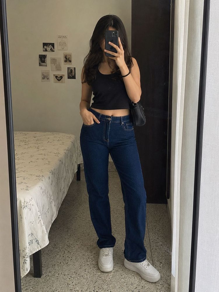 Dark Wash Denim Jeans