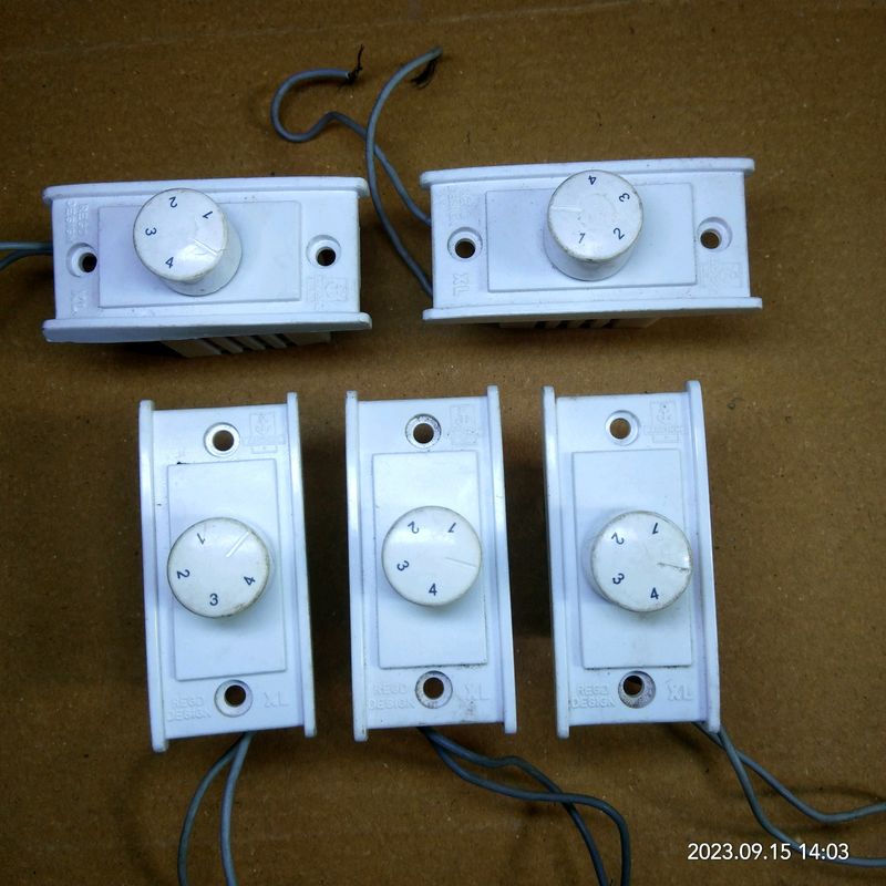 5 Peace  Combo Fan Regulator  Working