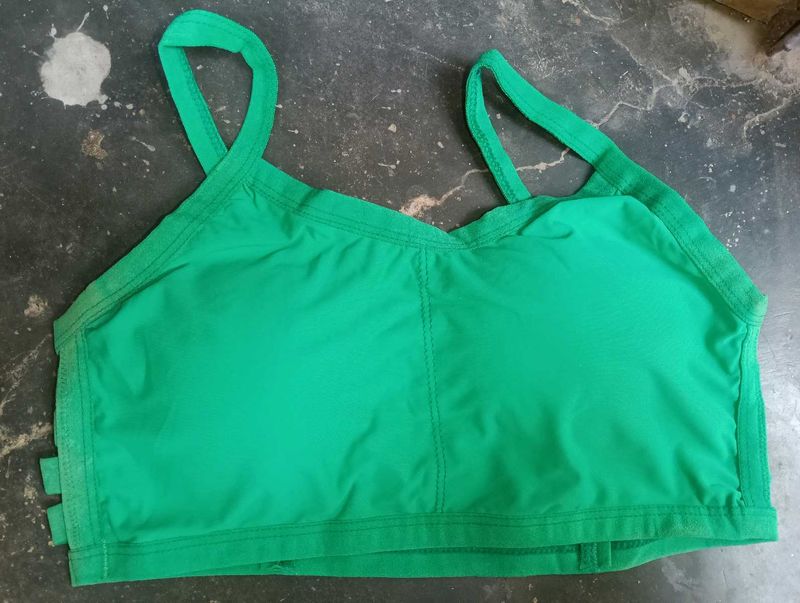 Green Sports Bra