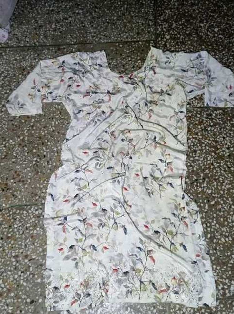 Floral Print Dress Material