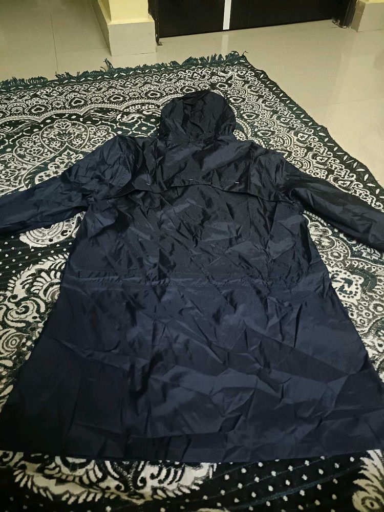 Men's Navy Hooded Lightweight Jacket