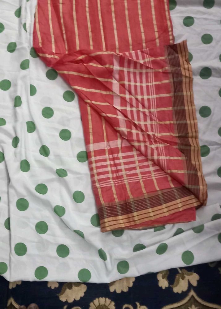 Elegant Striped Saree