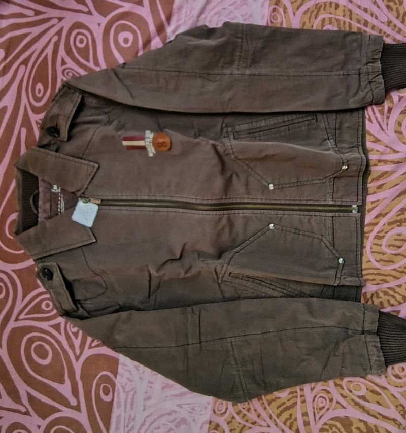 Men's Brown Casual Jacket