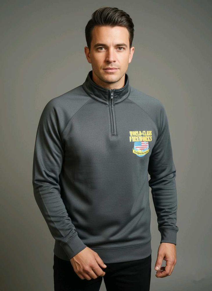 Grey Pullover Sweatshirt Size fit for XL &amp; XXL