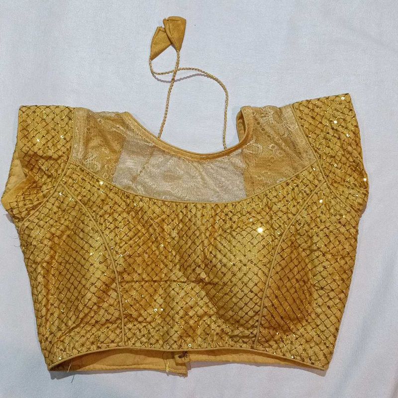 Gold Sequin Blouse