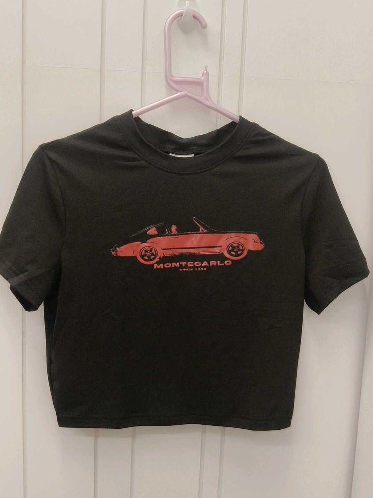 Black Monte Carlo Graphic T-Shirt