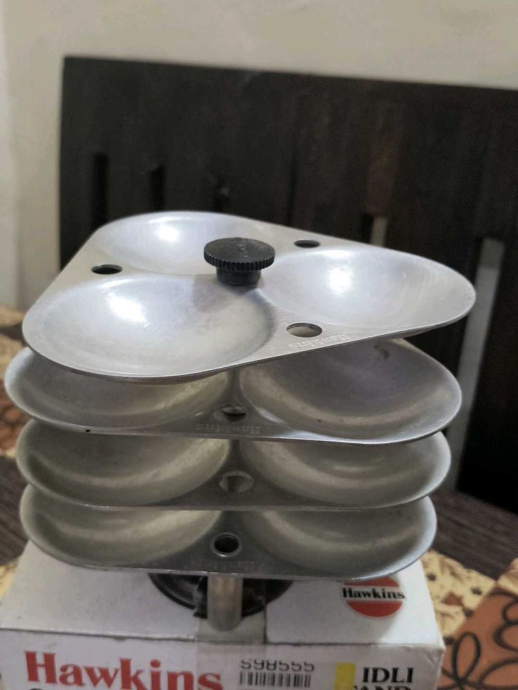 New Hawkins Idli Stand for 5L Cooker, 12 Idlis
