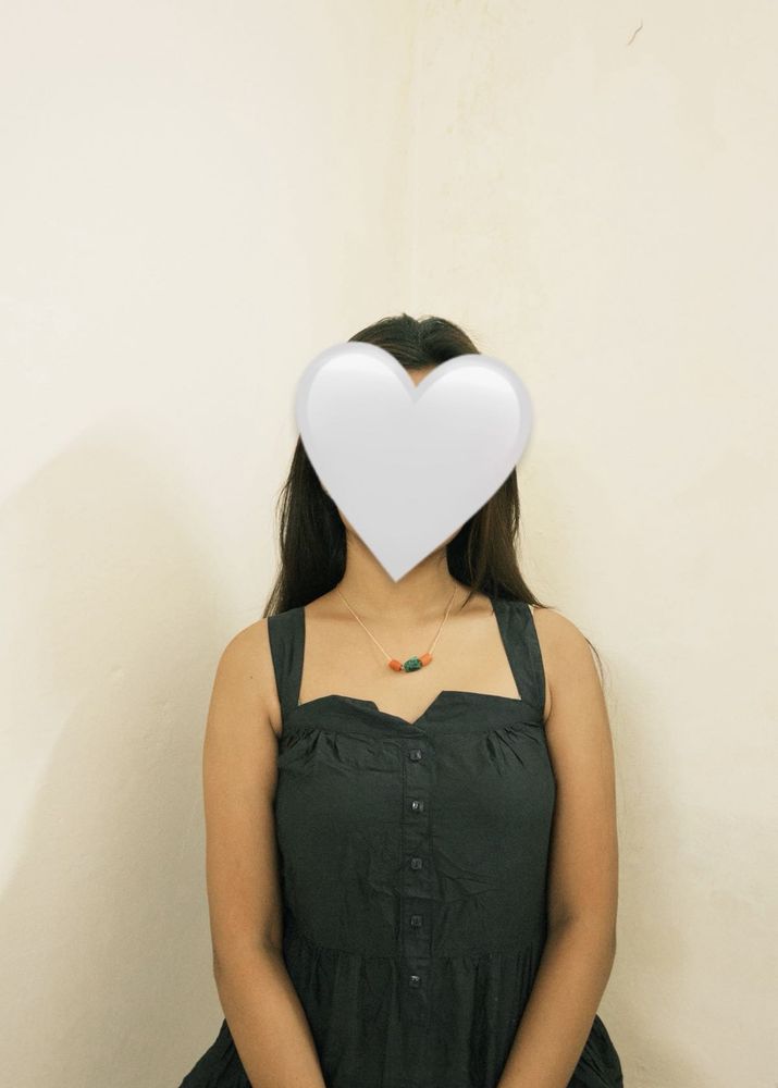 Chic Button-Front Black Top