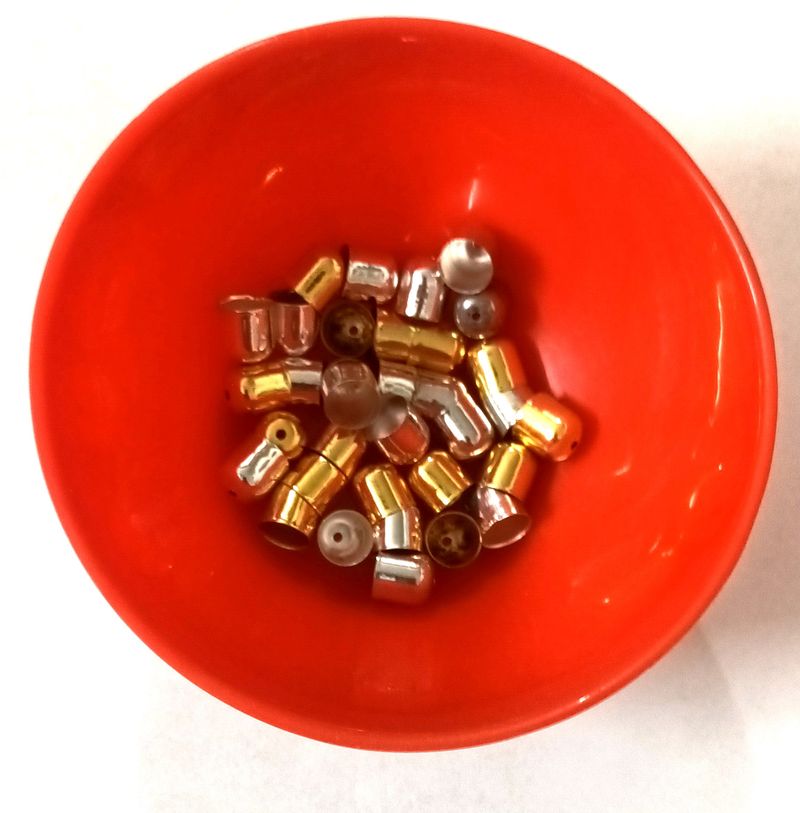 80 Pieces Gold And Silver Tassel / Bead Caps