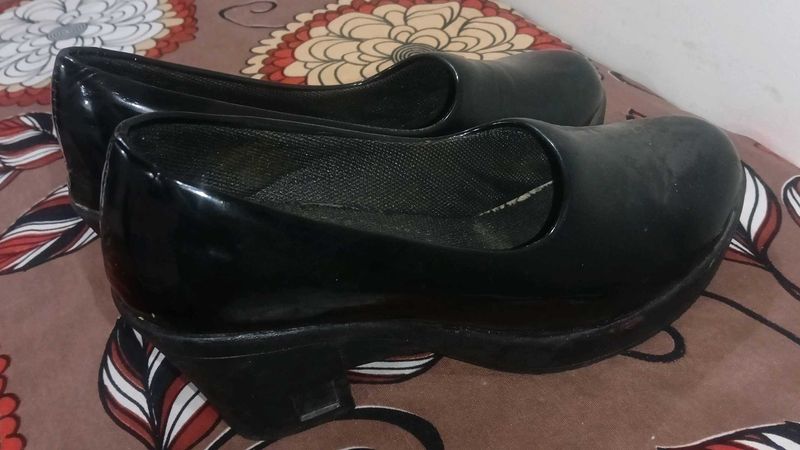 Classic Black Slip-On Shoes