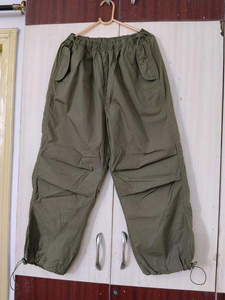 Olive Cargo women Pants