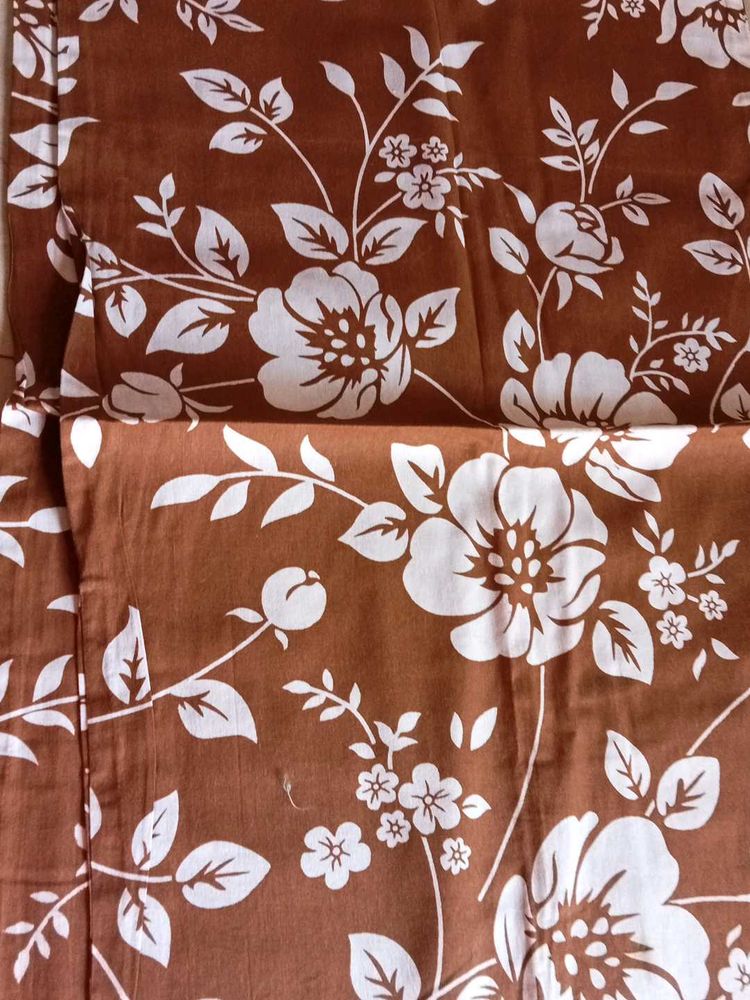 Brown Floral pillow cover Set. pack of 4