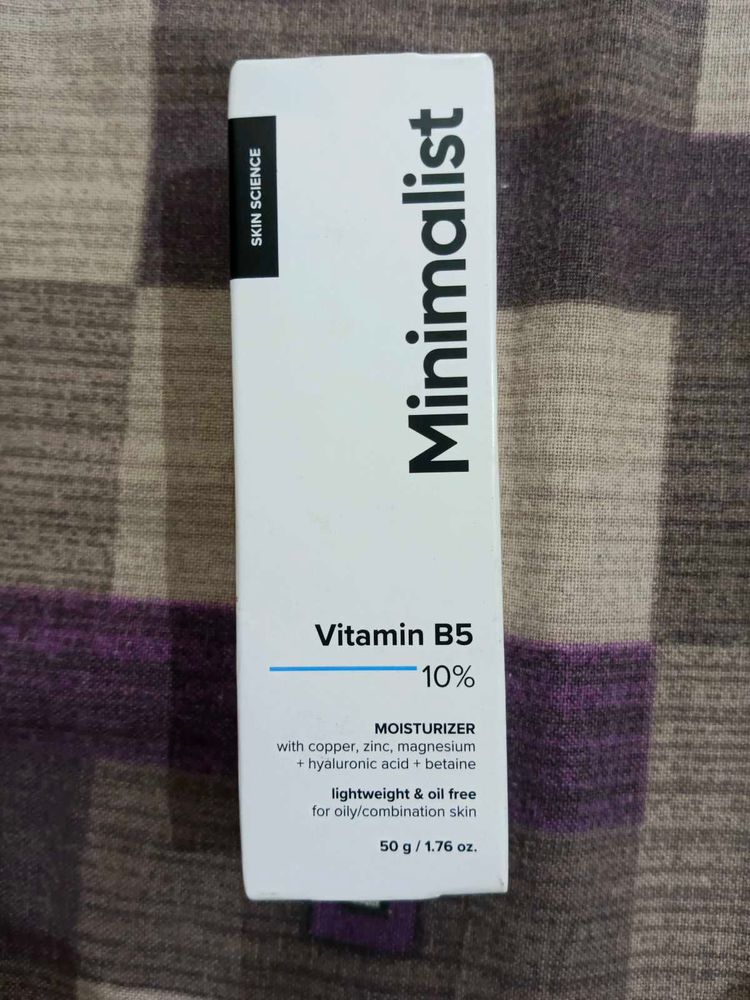 Minimalist Vitamin B5 Moisturizer