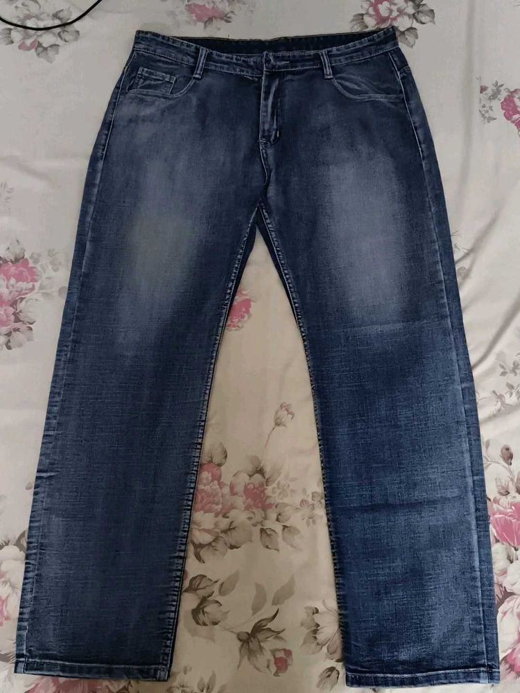 Classic Blue Wash Denim Jeans