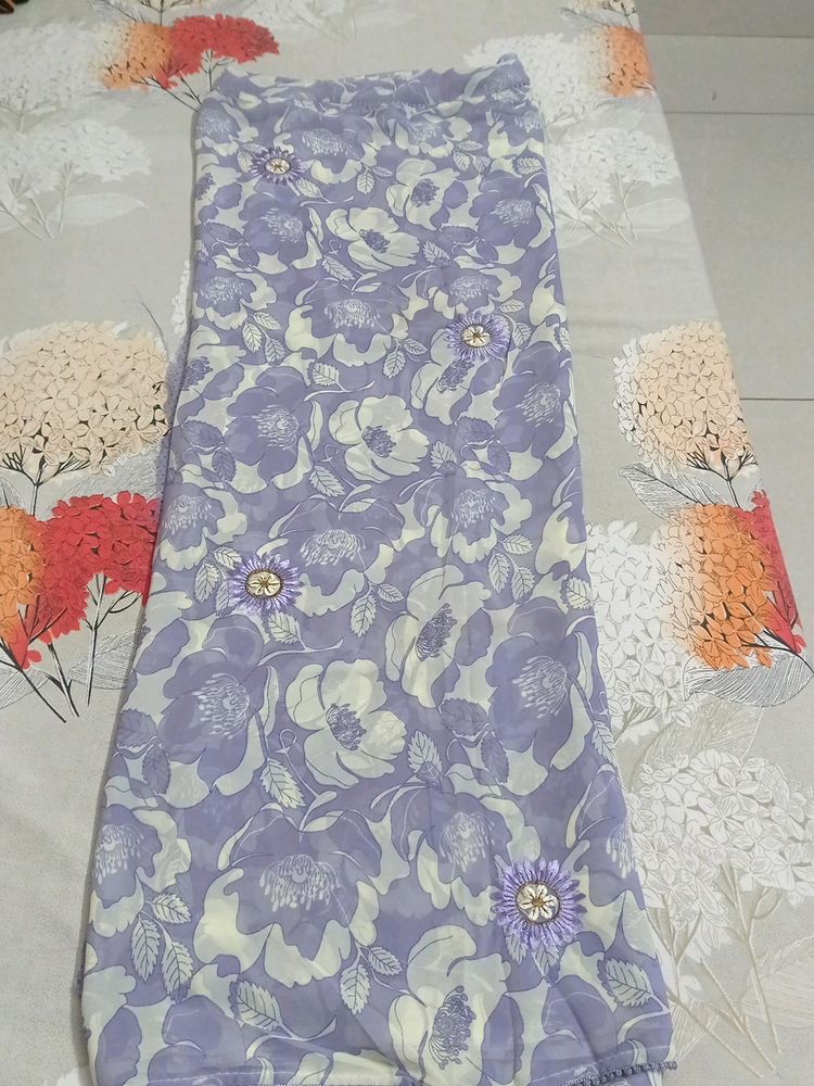 Lovely Lavender Saree 😍
