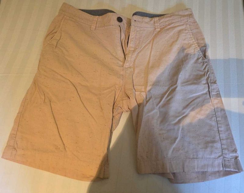 Men's Casual Peach Shorts