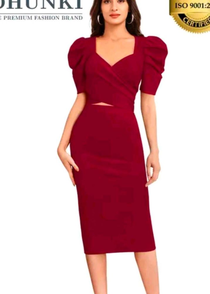 Women's Beautiful Red Co-ord Set