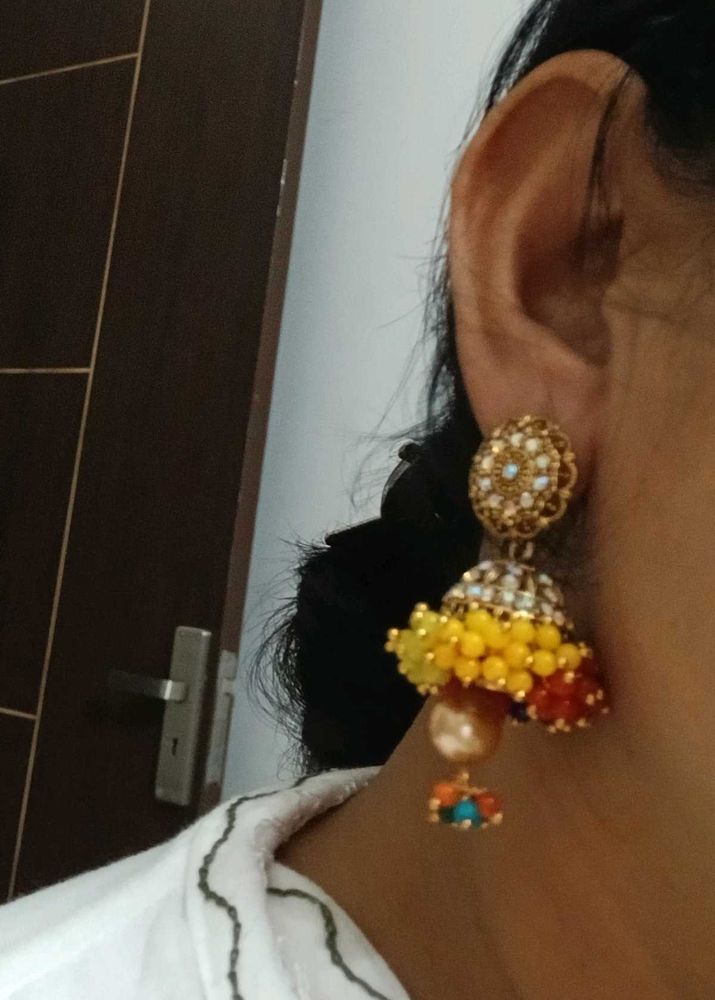 Statement Jhumka Earrings