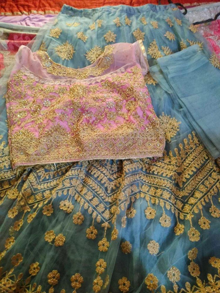 Embroidered Lehenga Choli Set