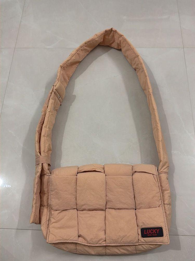 Puffy Quilted Crossbody Bag