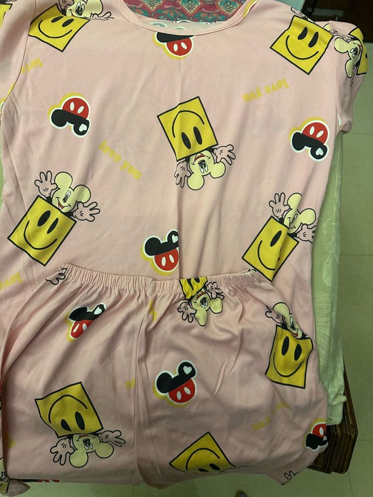 Cute Cartoon Pajama Set