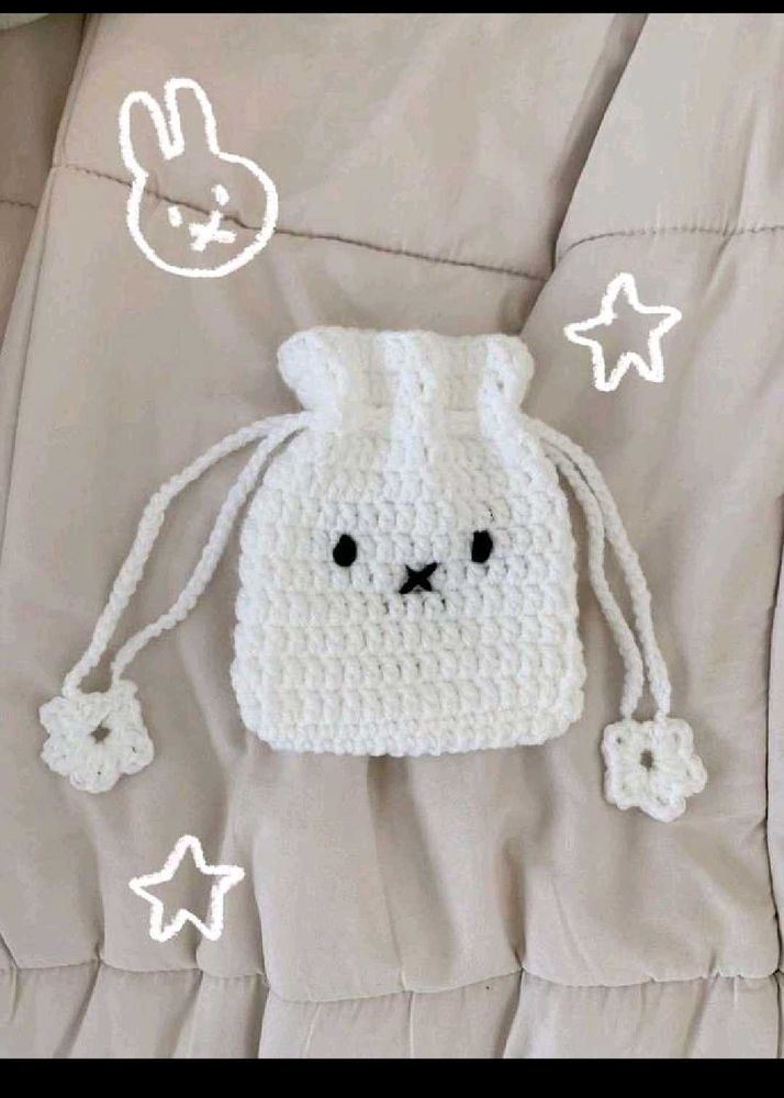 Crochet Miffy Pouch