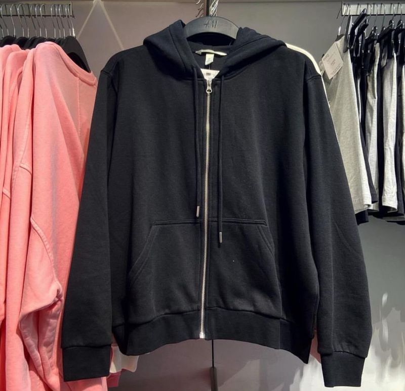H&amp;M Black Full Zip Hoodie