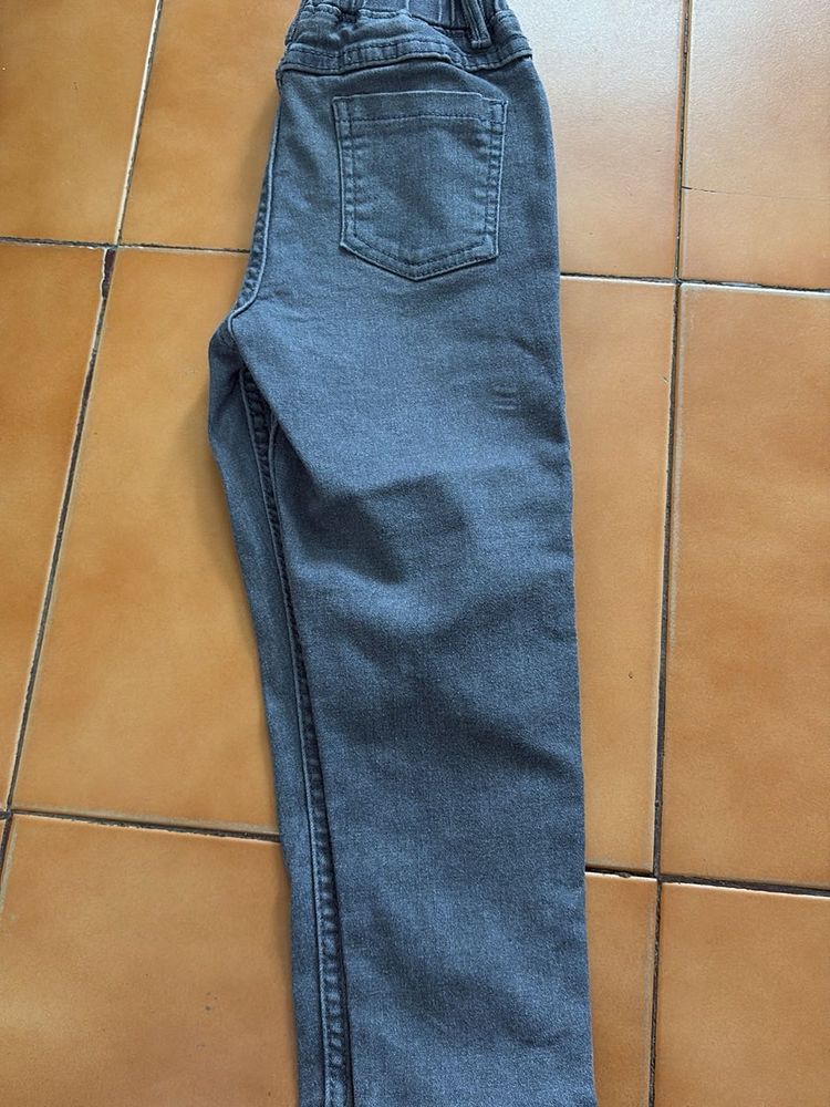 Grey Babyhug Jeans Boys