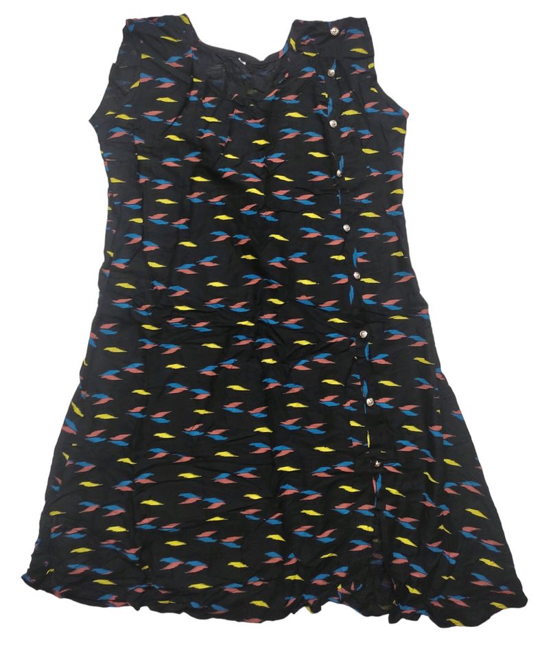 New Black Short Kurta 💛🔵🔴 Prints #flashsale