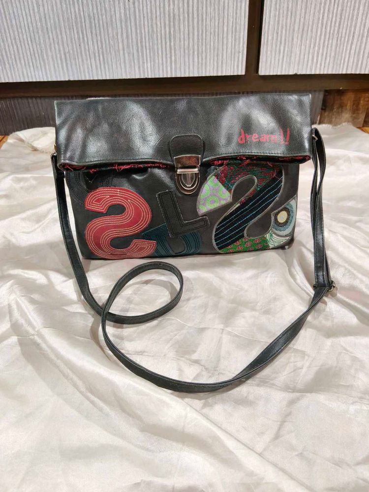 Unique Patchwork Crossbody Bag