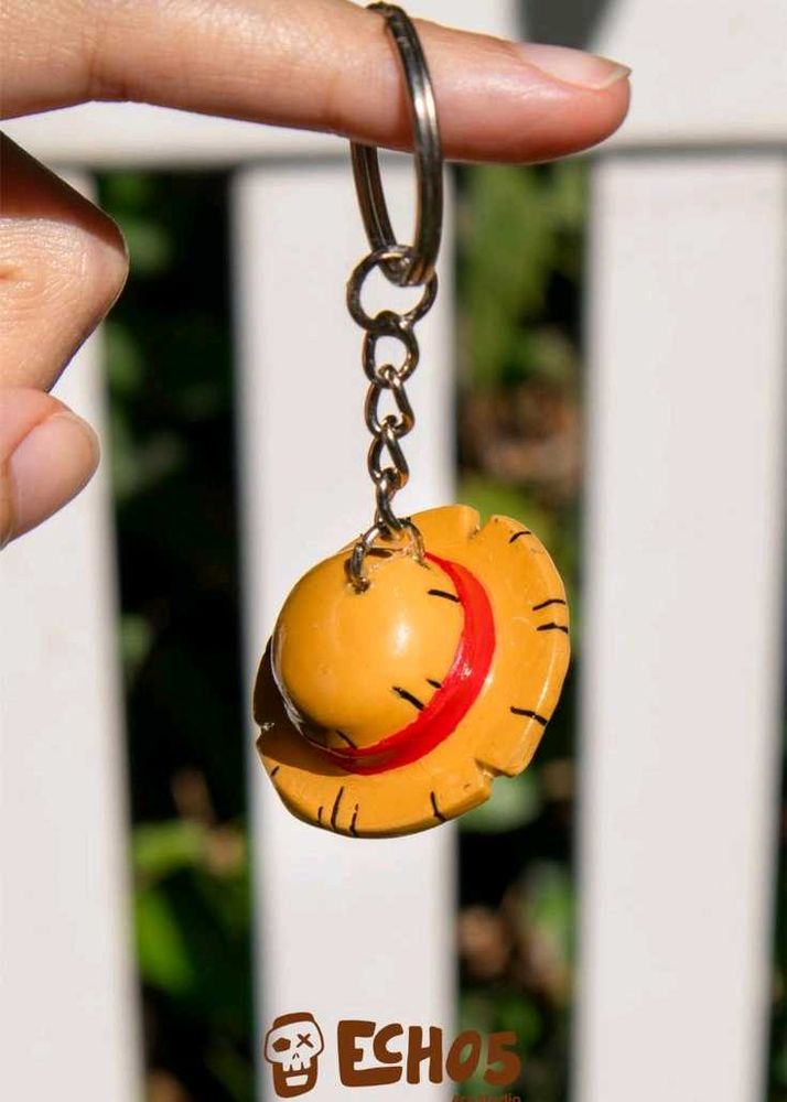Luffy Straw Hat Keychain