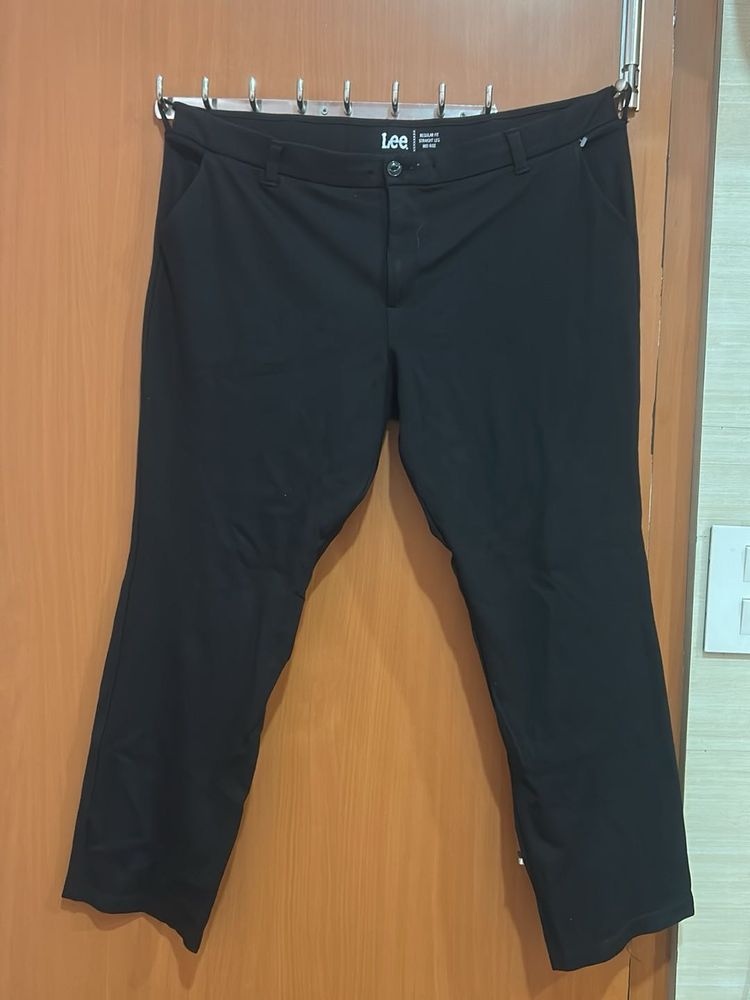 Classic Black Lee Pants straight fit