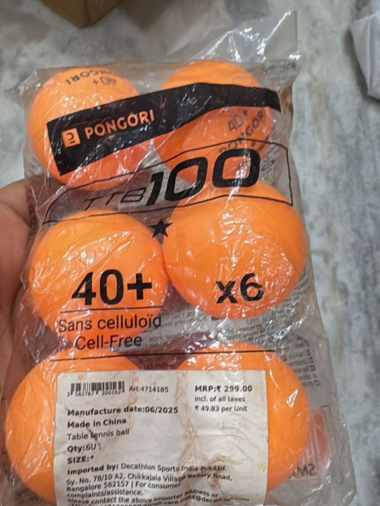 ping pong balls